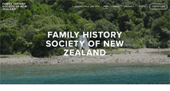 Desktop Screenshot of familyhistorynz.org